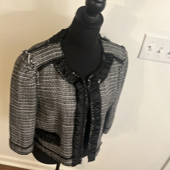 Apostrophe Plus Size Elegant Cotton Blend Blazer, Sz. 16P. - Picture 6 of 13